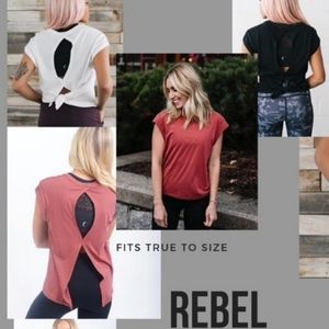 Zyia black rebel tee